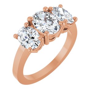 The Piper Wedding Band — Rose Gold