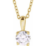 The Myra — Diamond Necklace - Yellow