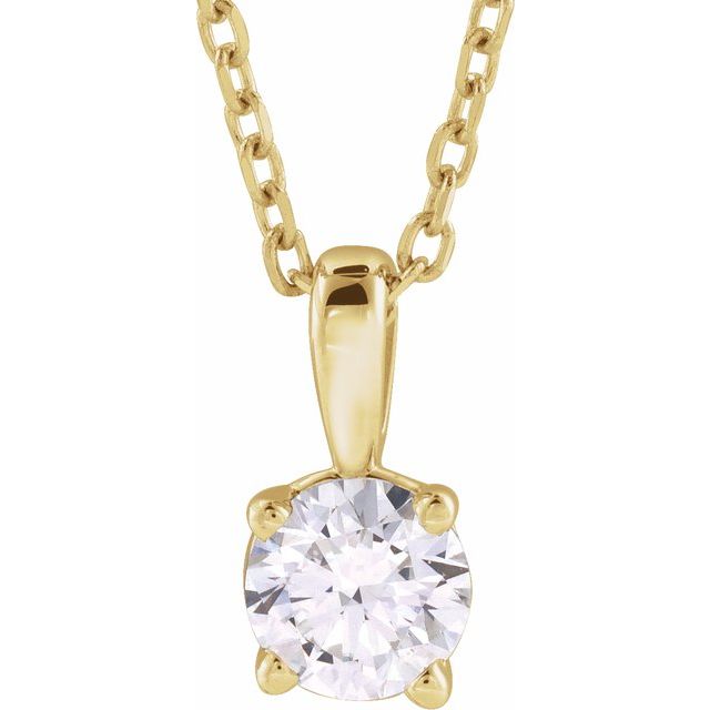 The Myra — Diamond Necklace - Yellow