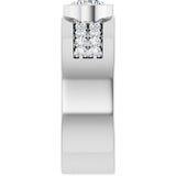 The Knox — Accented Wedding Band - view 4