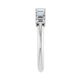1/2 ct tw Diamond Lab Grown Anniversary Band in 14K White Gold... - view 4