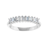 1/2 ct tw Diamond Lab Grown Anniversary Band in 14K White Gold... - view 3