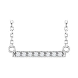 6 ct tw Solitaire Lab Grown Diamond Necklace in 14K White Gold (1...