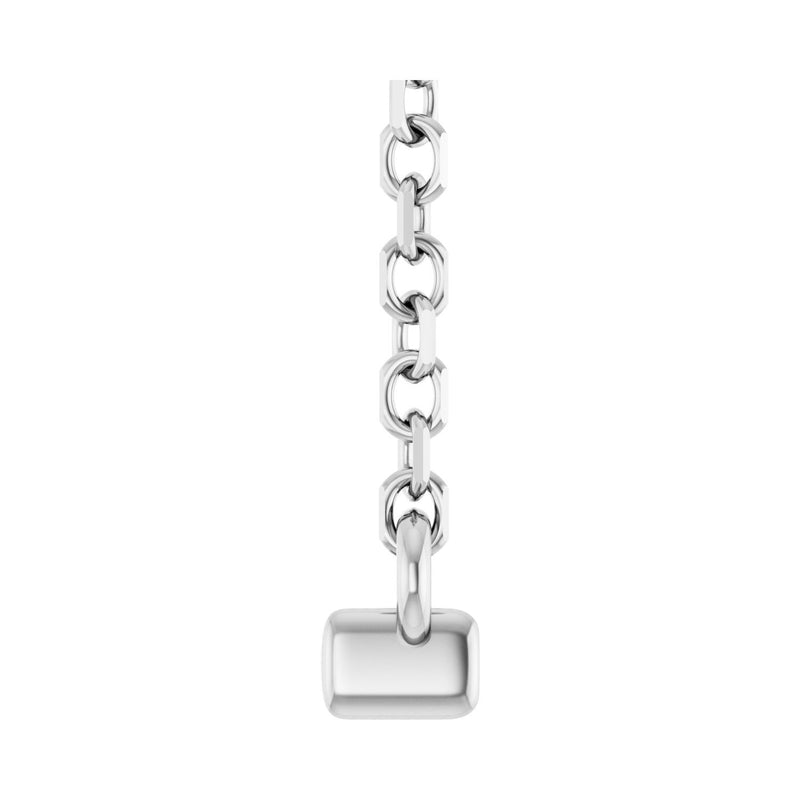 6 ct tw Solitaire Lab Grown Diamond Necklace in 14K White Gold (1... - view 3