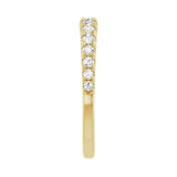1/2 ct tw Diamond Lab Grown Anniversary Band in 14K White Gold... - view 4