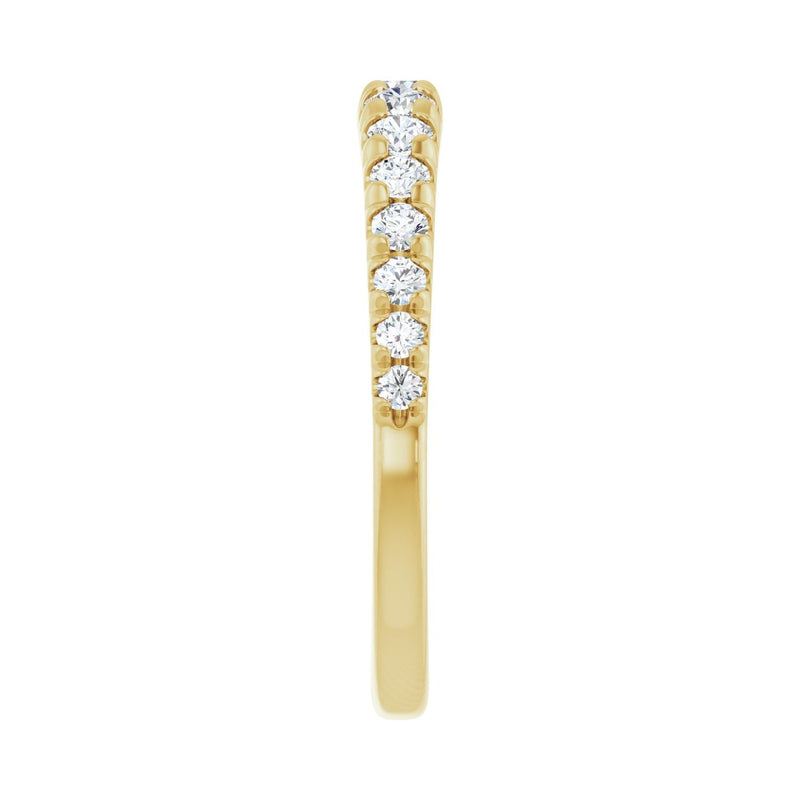 1/2 ct tw Diamond Lab Grown Anniversary Band in 14K White Gold... - view 4