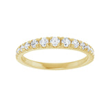 1/2 ct tw Diamond Lab Grown Anniversary Band in 14K White Gold... - view 3