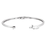 7" Lab Grown Diamond Accented Bracelet in 14K White Gold (1/4 ct ... - view 2
