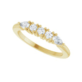 1 ct tw Diamond Lab Grown Anniversary Band in 14K White Gold... - view 5