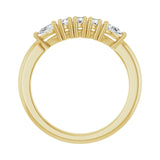 1 ct tw Diamond Lab Grown Anniversary Band in 14K White Gold... - view 2