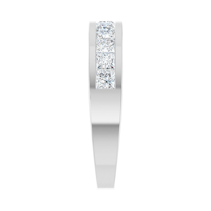 1 ct tw Channel-Set Lab Grown Anniversary Band in 14K White Gold... - view 4