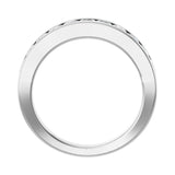 1 ct tw Channel-Set Lab Grown Anniversary Band in 14K White Gold... - view 2