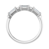 1 1/2 ct tw Diamond Lab Grown Anniversary Band in 14K White Gold... - view 2