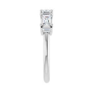 1 1/2 ct tw Diamond Lab Grown Anniversary Band in 14K White Gold... - view 4