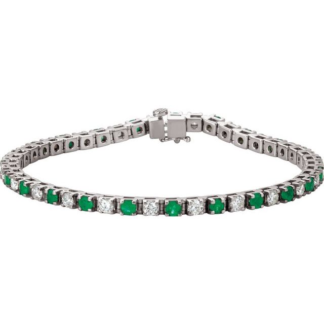 The Jora — Line Diamond Bracelet - Rose