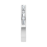 1/3 ct tw Channel-Set Lab Grown Anniversary Band in 14K White Gol... - view 4