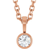 The Viva — Diamond Necklace - Rose