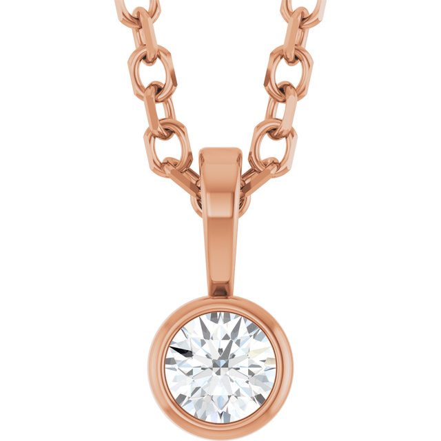 The Viva — Diamond Necklace - Rose