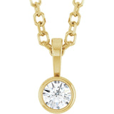 The Viva — Diamond Necklace - Yellow