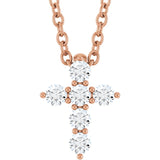 The Delphi — Diamond Necklace - Rose