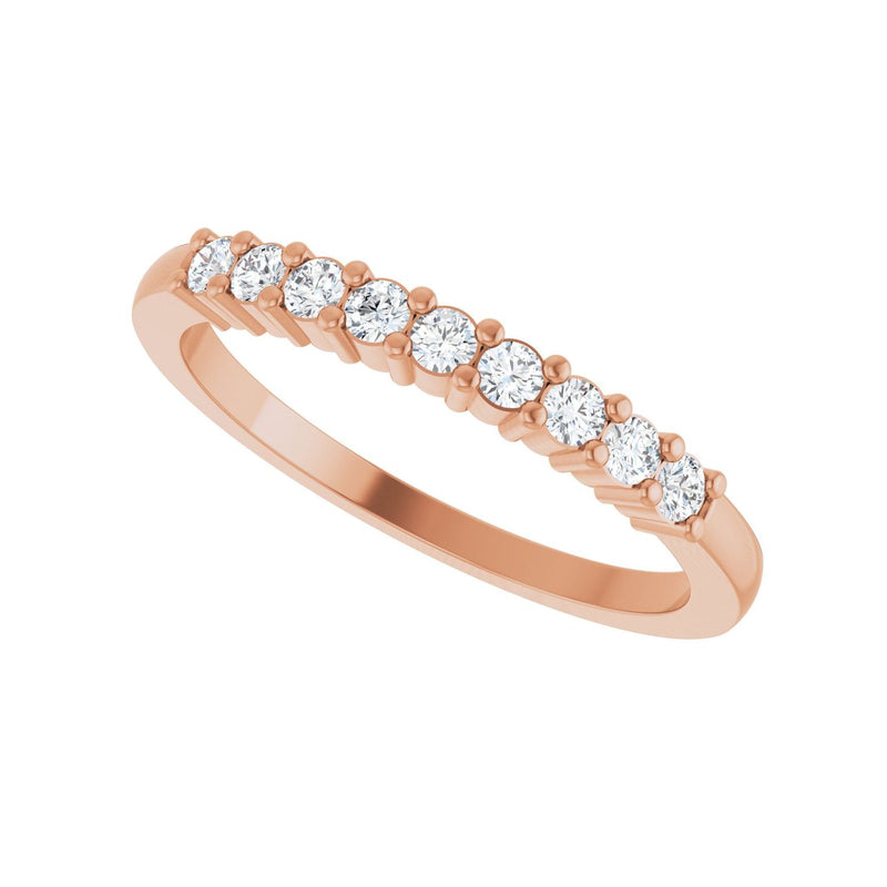 1 ct tw Diamond Lab Grown Anniversary Band in 14K White Gold - view 5