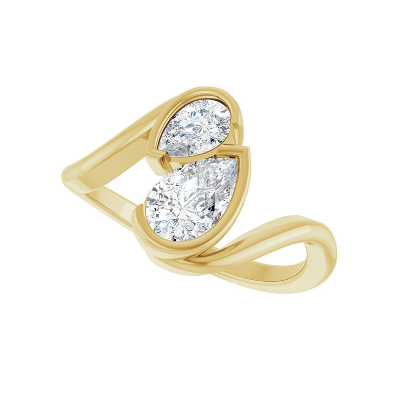 1 ct Round Lab Grown Diamond Solitaire Engagement Ring in 14K Whi... - view 5