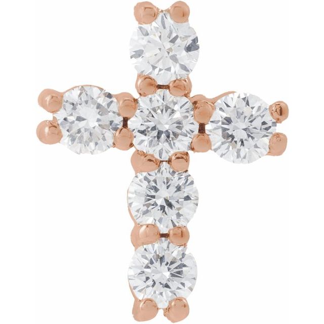 The Cyra — Round Cross Pendant - Yellow