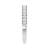 1 1/8 ct tw Shared-Prong Lab Grown Anniversary Band in 14K White ... - view 4