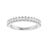 1 1/8 ct tw Shared-Prong Lab Grown Anniversary Band in 14K White ... - view 3