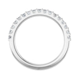 1 1/8 ct tw Shared-Prong Lab Grown Anniversary Band in 14K White ... - view 2
