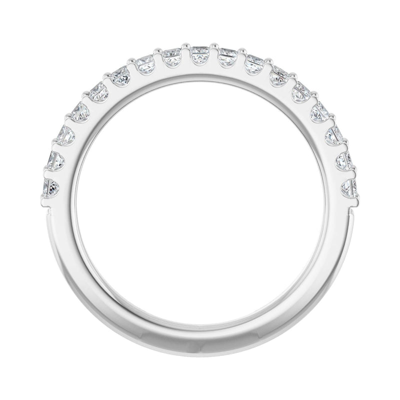 1 1/8 ct tw Shared-Prong Lab Grown Anniversary Band in 14K White ... - view 2