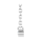 15 ct tw Solitaire Bezel Lab Grown Diamond Necklace in 14K White ... - view 3
