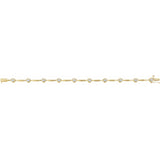 7" Lab Grown Diamond Accented Line Bracelet in 14K White Gold (1 ...