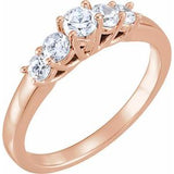 The Briar Wedding Band — Rose Gold