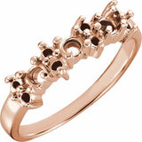 The Fern Anniversary Band — Rose Gold