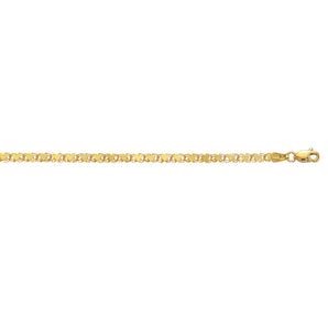 10K Gold 3mm Heart Chain 