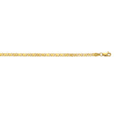 10K Gold 3mm Heart Chain 