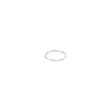 7" Lab Grown Diamond Bezel Line Bracelet in 14K White Gold (1 ct ...