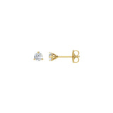 1 ct tw Round Lab Grown Diamond Stud Earrings in 14K White Gold...