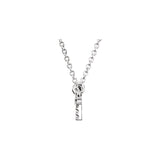 5 ct tw Cross Lab Grown Diamond Necklace in 14K White Gold (18")... - view 2