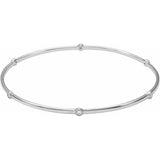 The Cleo — Bezel Diamond Bracelet - Yellow