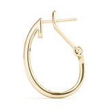 Earrings Hoop Earrings J-hoops - alt view