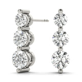 Earrings Three-Stone