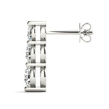 Earrings Three-Stone - alt view