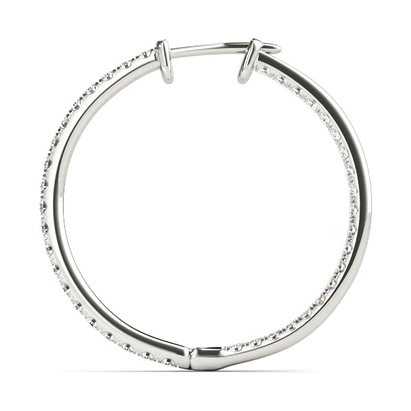 Earrings Hoop Earrings Standard Hoops - alt view