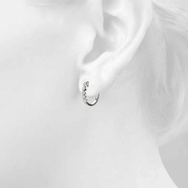 Earrings Hoop Earrings Standard Hoops - alt view
