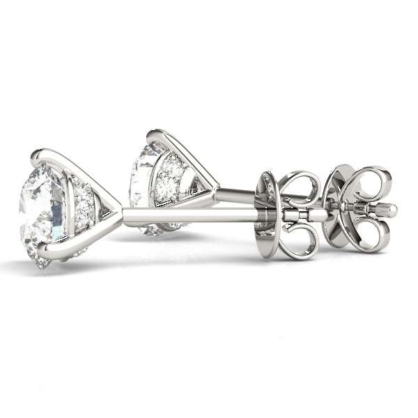 Earrings Single Stone - alt view