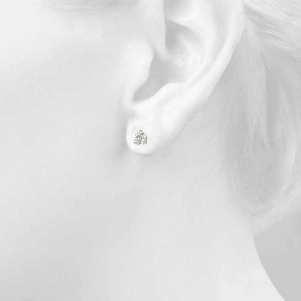 Earrings Single Stone - alt view