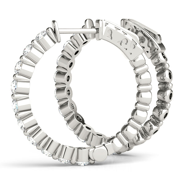 Earrings Hoop Earrings Vault Lock - alt view