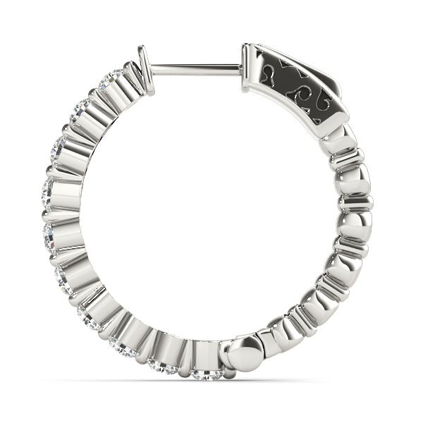 Earrings Hoop Earrings Vault Lock - alt view
